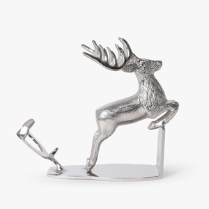 Nuevo diseño: Juego de sujetalibros de ciervo, soporte decorativo para libros con forma de animal, decoración para estanterías, estilo de mesa, personalización disponible. Nuevo diseño de sujetalibros de ciervo. - Product Image 2