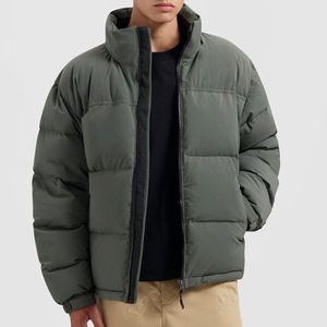 Custom Puffer Jacket <b>Bubble</b> <b>Coat</b> Thick Down Nylon Polyester Material Padded Winter Custom Puffer Jacket for Men's Customized - Product Image 6