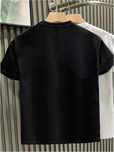 Custom Minimal <b>Rhinestone</b> T Shirt Unisex Oversized Crystal Streetwear <b>Top</b> OEM Manufacturer T Shirt For Men - Product Image 6