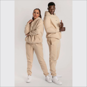 Conjunto Deportivo Moderno Minimalista de Felpa para Hombre, Sudadera con Bolsillo Frontal y Pantalones Jogger de Pierna Ajustada, Dos Piezas - Product Image 6