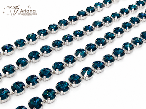 ARIANA Premium Cadena de Cristales de Imitación de 10 mm, Adorno de Cristal Indicolite, Topacio Colorado, Topacio Ahumado, Accesorios para Costura y Manualidades - Product Image 1