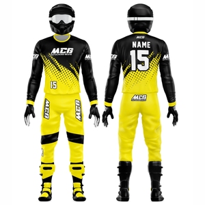 Tenues de course de motocross, VTT, BMX, tout-terrain, ATV, de qualité supérieure, en tissu luxueux, avec impression sérigraphique en silicone, design populaire 2027 - Product Image 1