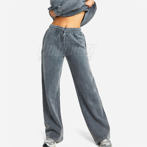 Survêtement classique délavé à l'acide, tissu premium, coupe décontractée, idéal pour les tenues décontractées et le style quotidien. - Product Image 4