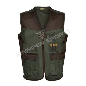 Gilet de tir sur mesure pour homme, nouveau design personnalisé, tissu en toile 100% coton, articles de chasse, gilets de tir. - Product Image 1