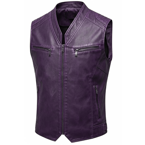 Chaqueta de Cuero Vacuno Premium para Hombre, Estilo Motero, Vintage, Casual, para Invierno - Product Image 4
