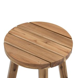 D16x16 Solid Wood <b>Round</b> <b>Side</b> <b>Table</b> Elegant Console <b>Tables</b> - Product Image 4