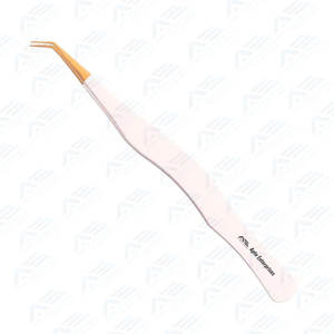 Pince à cils de haute qualité avec pointes fines étroites Pince à cils de volume russe de précision pour l'application de cils d'experts - Product Image 5