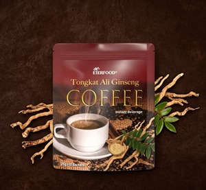 กาแฟผสมสารสกัดตองกัตอาลีและโสม  ได้รับการรับรองฮาลาล  แบบซอง 15 ซอง  เครื่องดื่มคาเฟอีน - Product Image 1