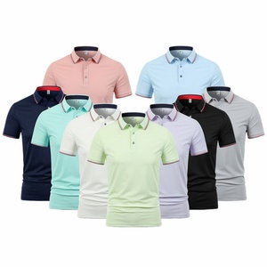 Camiseta Polo de Manga Corta para Hombre al por Mayor, Producción OEM |   Camisa de Golf Personalizada con Cuello Tipo Tipping, Directo de Fábrica - Product Image 4