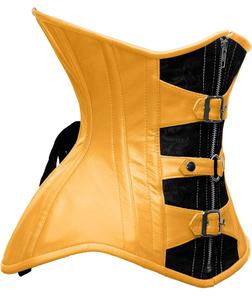 Top Trending PVC <b>Underbust</b> Corset Best Design Corset Women's Leather Corset Tops Breathable Eco-Friendly Women's waist trainer - Product Image 5