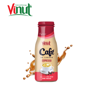 Fournisseur en gros de café Arabica Bean VINUT Cold Brew 280ml, Vente chaude, Échantillon gratuit, Fabrication de marque privée OEM ODM - Product Image 1