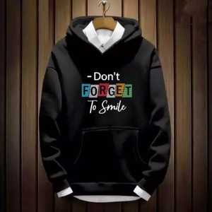 เสื้อสเวตเตอร์ขนแกะถักแบบมีฮู้ดดึงทับได้มีขนาดพลัสไซส์ลายพื้นป้องกันการหดตัวและป้องกันริ้วรอย - Product Image 1