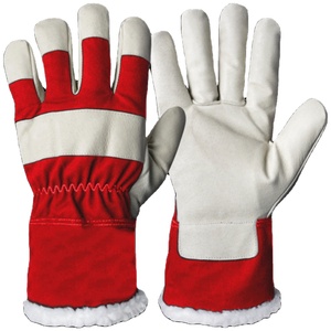 Guantes de Trabajo de Cuero de Vaca de Alta Resistencia y Mejor Rendimiento, Forro de Algodón Suave, Resistentes a la Abrasión y al Fuego, Muestra Gratis - Product Image 3