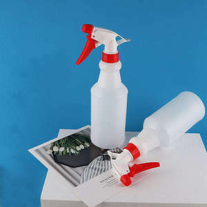 ขวดพลาสติก HDPE สีขาวขนาด 500 มล. 750 มล. 1000 มล. พร้อมหัวปั๊มสเปรย์สำหรับทำความสะอาดบ้าน น้ำยาทำความสะอาด หัวฉีดพ่นสบู่เหลว พิมพ์ลายสกรีน ขวดสำหรับสวน - Product Image 4