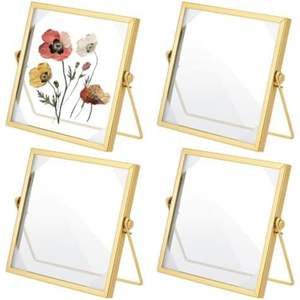 Nordic Style Octagonal Metal Framed Hanging Glass <b>Frame</b> Minimalist <b>Floating</b> Herbarium Picture <b>Frame</b> Wall Decoration <b>Photo</b> <b>Frame</b> - Product Image 2