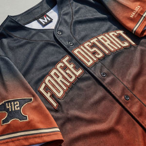 Maillot de baseball sublimé premium, streetwear, uniforme sportif respirant, vêtements d'équipe, mode USA Europe, maillot MALUZA - Product Image 4