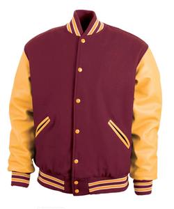 Veste universitaire en laine respirante pour homme, personnalisable, grande taille, vente en gros, style baseball - Product Image 1