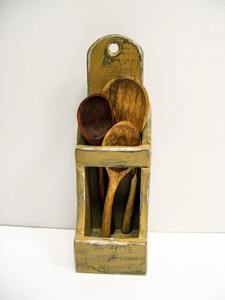 Cucharas de Madera Talladas a Mano, Mini Cucharas de Servir con Diseño Original, Utensilios Rústicos Hechos a Mano y Idea de Regalo Única - Product Image 5