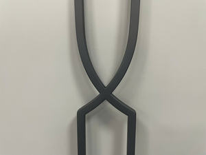 Balaustre Cuadrado de Arco Cruzado, Balaustre Metálico Contemporáneo para Escaleras, Pilar Moderno para Cualquier Escalera - Product Image 4