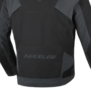 Blouson moto Sapro pour homme, en textile côtelé réfléchissant, avec protection airbag Protaper, coupe courte, style urbain, col montant - Product Image 6