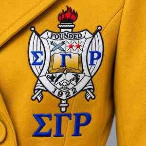 Manteau long pour femme Sigma Gamma Rho, vêtement d'extérieur de sororité grecque, élégant, chaud et décontracté, style streetwear - Product Image 5