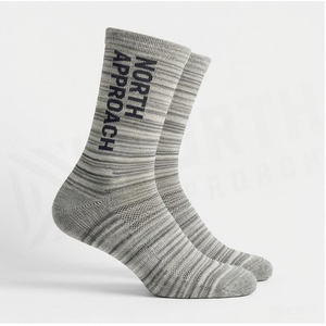 Crew <b>Socks</b> Geometric Pattern Blue Breathable <b>Running</b> <b>Socks</b> for Adults Spring Season - Product Image 3