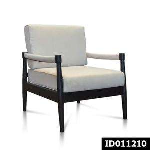 เก้าอี้พักผ่อน Nero Classic Modern Teak ทำจากไม้สักแท้ ดีไซน์ตามหลักสรีรศาสตร์ พร้อมเชือกพาราคอร์ด ไม่สามารถพับได้ เหมาะสำหรับใช้ในห้องนั่งเล่น - Product Image 4