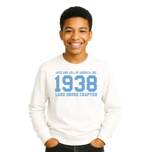 เสื้อสเวตเชิ้ตกราฟิกสีขาวสำหรับเด็กผู้ชาย ปี 1938 เสื้อแขนยาวลำลอง สตรีทแวร์สำหรับทุกวัน เสื้อผ้าสไตล์ไลฟ์สไตล์ที่สวมใส่สบาย - Product Image 1