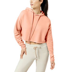 Sudadera Corta con Capucha para Mujer, Personalizable, Ajuste Cómodo, Diseño Moderno, Tejido de Punto Transpirable Antipilling - Product Image 3