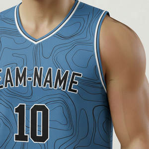 Tenue d'équipe unisexe, uniforme de basket-ball de haute qualité, sur mesure, respirant, kit d'uniforme avec design gratuit, maillot de basket-ball. - Product Image 3