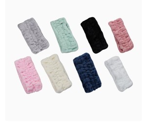 New Coral Fleece Wide <b>Headband</b>, Simple Plush Hairband, Solid Color Wide Face Washband Hair Accessory - Product Image 1