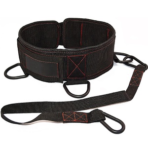 เข็มขัดฝึกยกไฟฟ้าสำหรับทุกเพศสายทำจากไนลอนแบบโซ่32 "ปรับแต่งโลโก้ได้ - Product Image 6