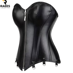 Wholesale <b>Top</b> Quality Club Wearing Sexy <b>Leather</b> <b>Black</b> <b>Corset</b> <b>Tops</b> Women <b>Corset</b> <b>Top</b> Women Sexy Custom Logo Oem Service - Product Image 2