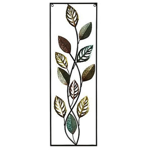 Décoration murale en métal en forme de feuilles de Ginkgo dorées nordiques, ensemble de 3 pièces, sculpture murale en fer de luxe pour la maison, l'hôtel, le bureau - Product Image 2