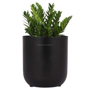 กระถางต้นไม้ทรงกลมสำหรับตกแต่งสวนระเบียงกลางแจ้งในร่ม - Product Image 1