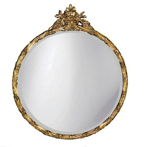 Miroir mural ovale au design élégant, finition dorée, aspect antique, cadre en bois orné, miroir décoratif à suspendre pour salon, prix bas - Product Image 6