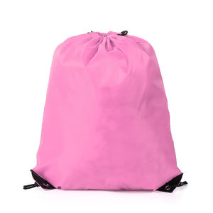 Mochila con Cordón de Poliéster Totalmente Personalizada al por Mayor, con Bolsillo Lateral y Frontal, Bolsa con Cordón Personalizable con Logotipo - Product Image 5