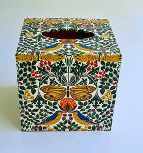 Boîte de rangement en papier au design personnalisé avec design fait à la main Boîte à mouchoirs en bois à usage de restaurant d'hôtel de luxe Meilleure qualité par l'Inde - Product Image 6