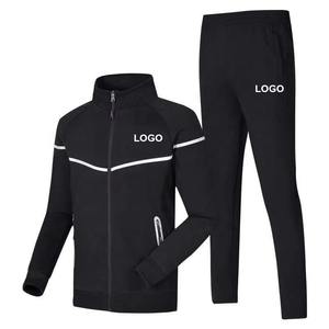 Conjunto Deportivo de Invierno Reversible de Talla Grande con Capucha y Cordón Ajustable, Chaqueta y Pantalones Jogger, Ropa Deportiva al Por Mayor - Product Image 1