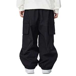 Pantalones Cargo Holgados para Hombre al por Mayor, Estilo Paracaídas, Oversize, Streetwear, Pierna Ancha, Techwear, Hip Hop, Ajuste Holgado, Joggers Tácticos - Product Image 3