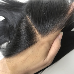 Usine en gros 100% Extensions de cheveux humains en bonne santé cuticule alignée 12A longue ligne droite perruque de dentelle suisse - Product Image 5