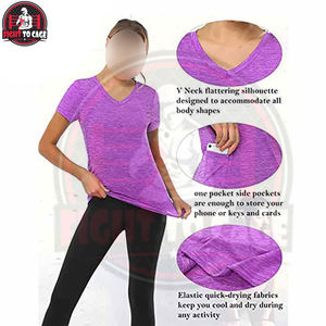 Camisetas de Algodón Estampadas Personalizadas en Color Morado, Precio de Fábrica, Producto Popular, Crea Tu Propio Diseño, Tallas Grandes para Mujer, Corte Regular - Product Image 5