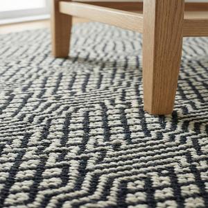 Alfombra de Lana Hecha a Mano de Lujo Personalizada, Alfombra Extra Gruesa de Gran Tamaño, Diseño Moderno para Sala de Estar - Product Image 1