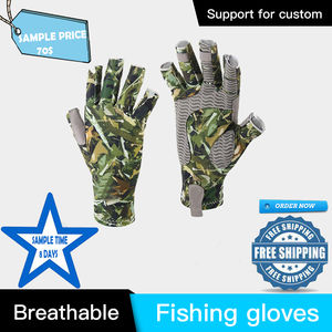 Guantes de Pesca sin Dedos de Neopreno con Protección UV UPF50+ para Hombres y Mujeres, para Senderismo y Pesca al Aire Libre en Todas las Estaciones - Product Image 6
