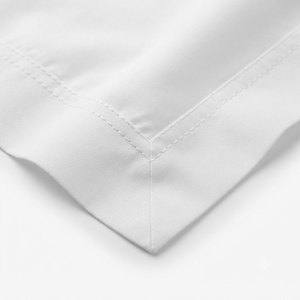 Premium Plain <b>White</b> Eco-Friendly Durable Comforter Set with Lightweight Polyester/Cotton Fabric for Modern Bedroom Decor - Product Image 2