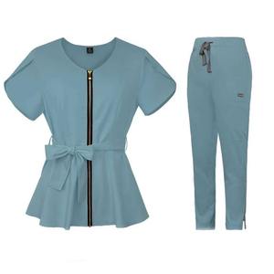 Medical Scrubs Uniform High Quality Nurses Wear Wholesale Scrubs Set From Pakistan Made Customized Scrub Set - Product Image 4