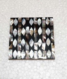 Juego de 4 Posavasos de Nácar de Alta Calidad, Posavasos de Mesa con Mosaico Lujoso, Colección de Vajilla Hecha a Mano, Ecológica, Venta al Por Mayor - Product Image 4