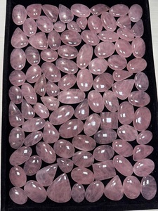 AAA+ Rose <b>Quartz</b> Cabochon Semi Precious Loose Stone for Jewelry Design Handmade Rose <b>Quartz</b> Cabochon High Quality Loose Gemstone - Product Image 2