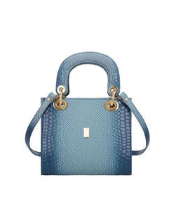Bolso de Mano de Cuero Genuino con Logotipo Personalizado, Patrón de Cocodrilo, Bolso de Hombro para Mujer, Impermeable, Gran Capacidad para Viajes - Product Image 1