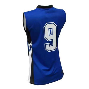 Uniforme de volley-ball unisexe personnalisé, 100% polyester, imprimé par transfert thermique, respirant, ajusté, manches courtes, taille élastique - Product Image 4